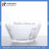 LongRun wholesale famliy use dinner ware soup frosted glass bowl