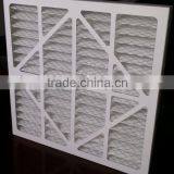 Cardboard Frame Pleated Wire Mesh Disposable Panel Pre Air Filter Made in China thumbnail-1