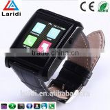 2015 New fashion vatop android smart watch support bluetooth waterproof mobile phone with all system