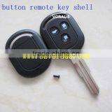 High Quality 3 Button Remote Key Shell for Buick; Without Logo
