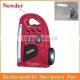2x6W Tubes Rechargeable Light With Multi Function MODEL 888B