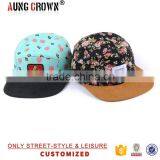 Floral Custom 5 Panel Wholesale Camper Hat thumbnail-3