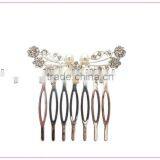 Hot Sale!!! Rhinestone Butterfly Bridal Hair Comb for Wedding thumbnail-1
