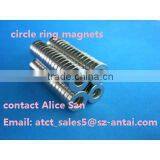 Sintered Rare Earth Round Ring Magnet
