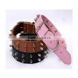 Real Leather Dog Collar With Spike thumbnail-3