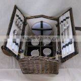 Pure Handmade Willow Picnic Basket thumbnail-1