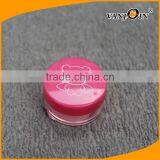 Cute 10ML Empty PET Plastic Baby Skin Care Jar With Pink Cap thumbnail-3