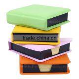 Color Leather Box With Calendar Sticky Custom Memo Pad thumbnail-3