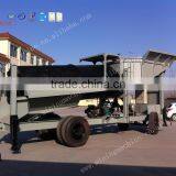 Mobile Alluvial Gold Sand Ore Washing Trommel Screen for Ghana thumbnail-2