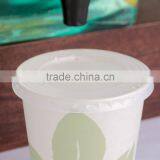 9 Oz. Translucent Flat Plastic Lid With Straw Slot For Paper Cold Cup thumbnail-2