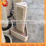European Granite Water Fountain With Trilateral thumbnail-2