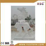 Carrara White Marble Horse Head Sculpture for Sale thumbnail-1