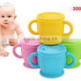 Silicone Sippy Cup With Lid thumbnail-1