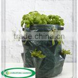 Herb Planting Bag Planters Reusable Tough, Woven Polyethylene Green Tree