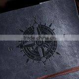 Classic Vintage 80 Page Kraft Paper Blank Spiral Loose Leaf Notebook PU Cover thumbnail-3