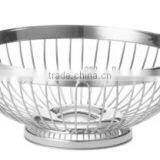 Hot Sale Different Size Round Shape Steel Wire Fruit Basket thumbnail-3