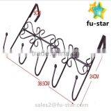 PN Decorative Over the Door 5 Hook Rack Organizer / Hanger Clothes at Office/Home Door Hanger thumbnail-6