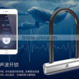 Newest Intelligent Security Bicycle Lock Ultrasonic Tire Lock Keyless Electric U-lock thumbnail-1