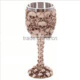 Creative Household Palm Skeleton Stainless Steel Wine Goblet 3D Knight Skull Goblet Steel For Sale thumbnail-3