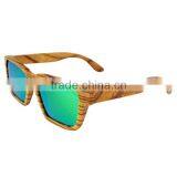 Fashiona Style Unisex Handmade Retro Zebra Wood Sunglasses thumbnail-2