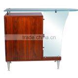 Nail Salon Reception Desk Solid Wood Office Table Design Receptionist Table F-7008 thumbnail-1