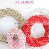 Christmas Wicker Heart-shape Wreath & Wicker Hanging Heart & Wicker Christmas Crafts thumbnail-2