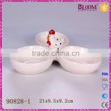Cute Animal Shape Ceramic Snack Dish thumbnail-2