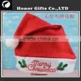 2016 Hot Sale Customized Promotional Colored Santa Hats thumbnail-2