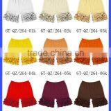 Top Selling Summer Kids Clothes Boutique Cotton Toddler Girls Blue Ruffled Shorts Children Ruffle Icing Shorts thumbnail-2