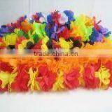 Hot Sale Cheap Customized Sports Fans Polyester Necklace/wreath, Flower Lei, Hawaii Flower Chain thumbnail-5
