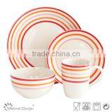 Handpainting Green 20pcs Dinnerware Set thumbnail-5