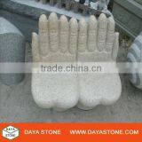 Outdoor granite hand design chair