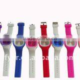 2012 Fashional Unisex Silicone Rubber Jelly Watch thumbnail-1