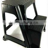 2-Step Plastic Stool With Non-Slip Step Treads, Double Step Stool thumbnail-1