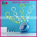 Fashion Decorative Circle DIY Wall Sticker , 3D Sitting Room Custom Wall Stickers TV Setting Post thumbnail-1