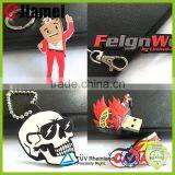 Promotional Wholesale Pvc Keyring Custom Rubber Keychain thumbnail-3