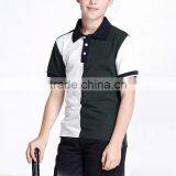 School Students' Short Sleeve T-shirts Wear Summer Colored Children's Polo Shirts and Sweat Shirts Custom thumbnail-6