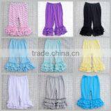 2017 Newest Design Wholesale Baby Clothes Legging Baby Girls Icing Ruffle Pants thumbnail-1