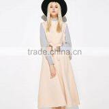 Guangzhou Wholesale Good Design Best Sale Latest Fashion Black Sleeveless Elegant Women Smart Casual Dress 2017 thumbnail-1