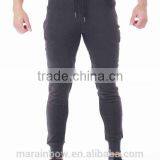 2017 Hot Sale Mens Jogger Pants Paneled Charcoal Blank Joggers Tapered Joggers OEM Gym Sweatpants thumbnail-1