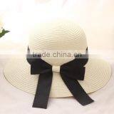 Zm40591b New Fashion Custom Women Hat /beach/sun Visor/ Bowknot Hat thumbnail-3