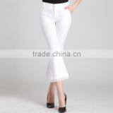 Zm40637b Wholesale Women Clothing Slimming Trousers Female Casual Lace Ninth Pants thumbnail-1