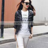2015 European Woman Short Pure Color Short Duck Down Jacket thumbnail-5