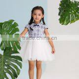 2017 Latest Traditional Chinese Fashion Design for Cheongsam Baby Girl Cap Sleeve Dress thumbnail-1