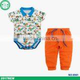 2017 Hot Sale Comfortable Baby Clothes Romper Newborn Baby Boy Clothes Pictures thumbnail-1