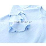 Fashion Womens Summer Long Bell Sleeve Ruffled Blouse Woman Clothing thumbnail-4