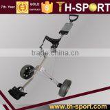 Super Light Foldable Aluminum Hand Golf Trolley thumbnail-3