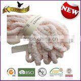 Charmkey Hot Selling Blanket Knitting Yarn 100% Polyester Chunky Chenille Yarn thumbnail-1