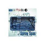 European Style Square Acrylic Shell Whirlpool Massage Outdoor Swim Spa Hot Tub thumbnail-1