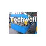 High Grade 45# Axis Iron Metal Roof Roll Forming Machine With 0 - 15 M/min Speed